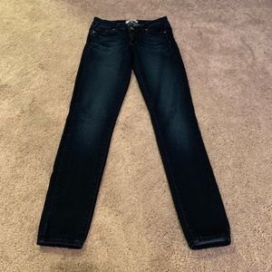 Paige skinny dark wash jeans